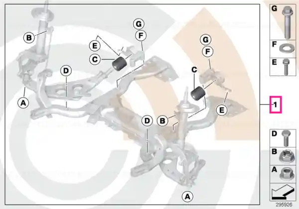 Ieftin Kit reparație fixare elastică braț VALUE LINE - BMW - Mini
