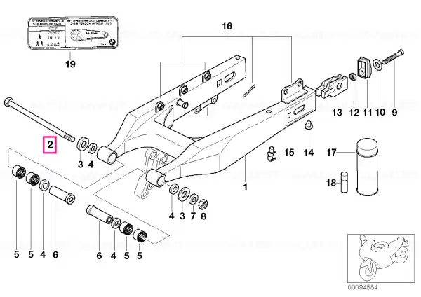 Mai ieftin Quick-release axle - BMW Motorrad