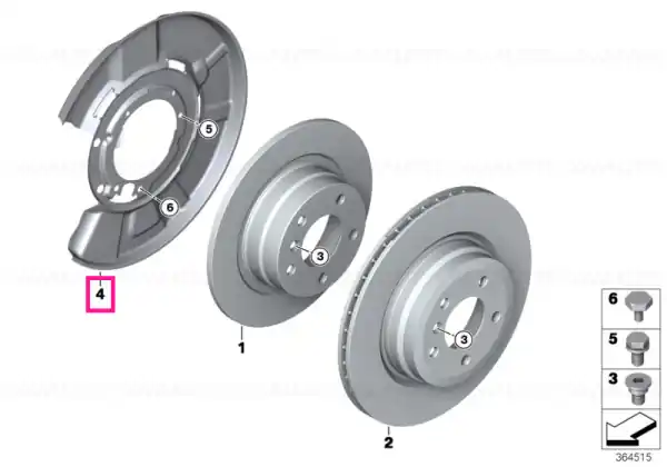 Reducere Protection plate right - BMW