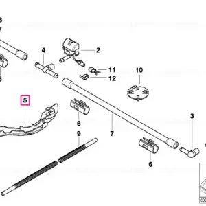 Wiring duct, hood hinge - BMW Ofertă