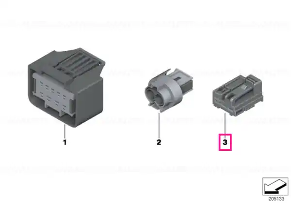 Carcasă conector necodificat 6-POL. - BMW Reducere