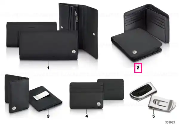 BMW wallet, men HIGH END BLACK LEATHER Promoție