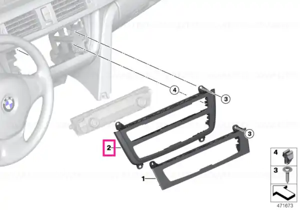 Reducere Ornament unitate climatizare - BMW