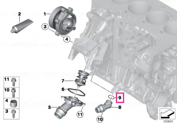 Disponibil imediat O-ring - BMW - Mini