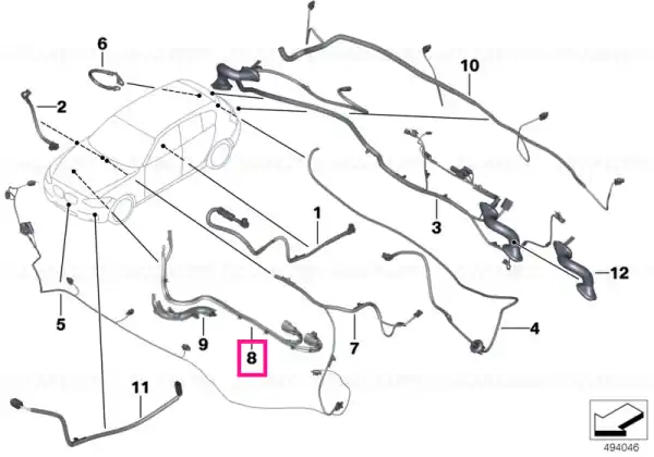Wiring harness for EPS - BMW Reducere
