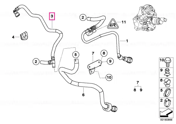 Fuel return line - BMW Cumpără online