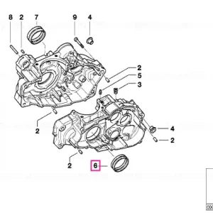 Bearing shell - BMW Motorrad Calitate înaltă