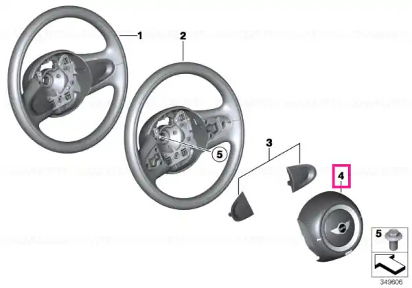 Ofertă de sezon Airbag module, driver's side - BMW - Mini