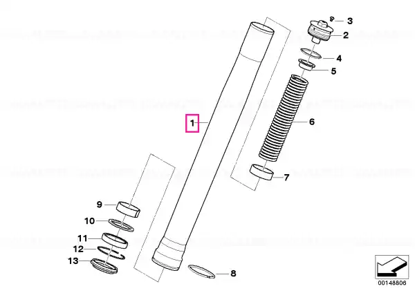 Transport gratuit Stanchion - BMW Motorrad