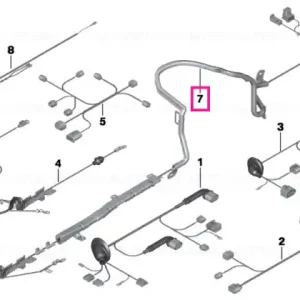 Wiring harness, Electr. Active Steering 24V - BMW Ofertă