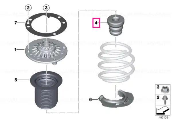 Mai ieftin Additional shock absorber, front - BMW