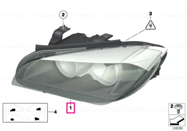 Vezi acum Headlight right - BMW
