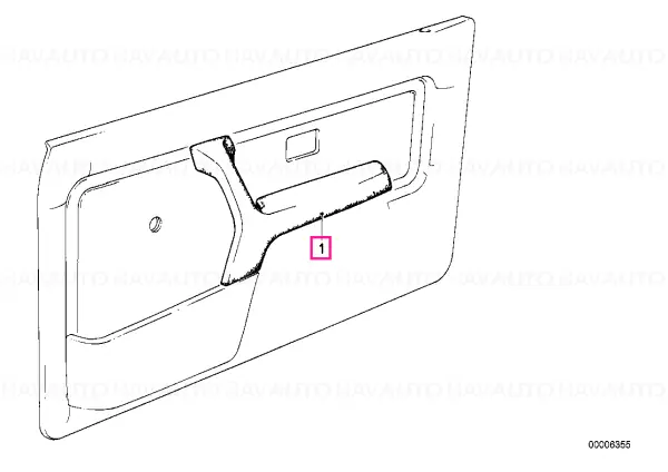 Armrest front left SILBER - BMW Livrare gratuită