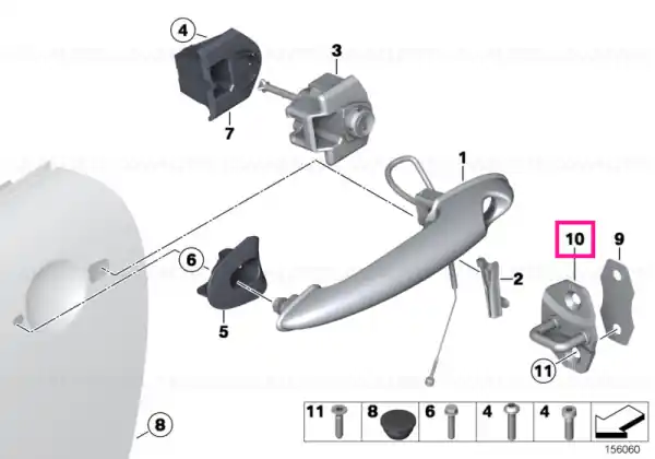 Chilipir Latch striker - BMW - Mini