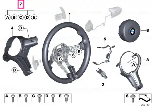 Livrare rapidă Set suruburi - BMW
