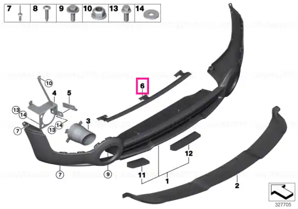Reduceri Adapter, spoiler, rear - BMW - Mini