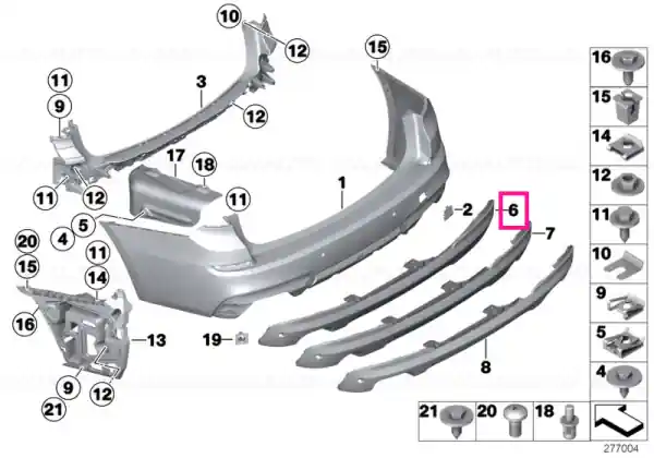 Capac bara spate M - BMW Disponibil imediat