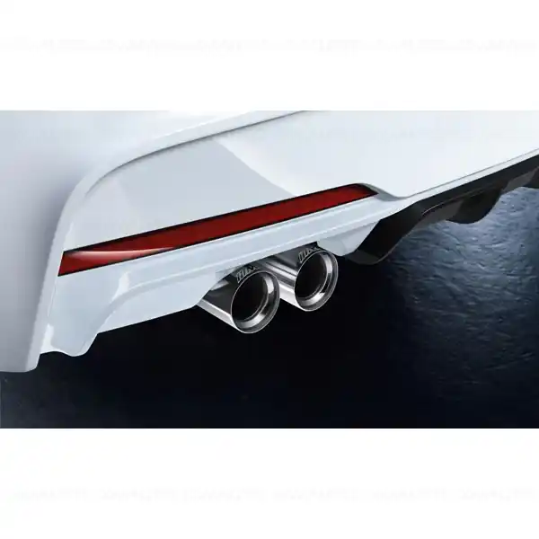 Ornament toba Chrome "BMW M Performance" - BMW F20, F20N, F22, F22N, F23, F23N, F30, F30N, F31, F31N, F32, F32N, F33, F33N, F36, F36N Plată sigură