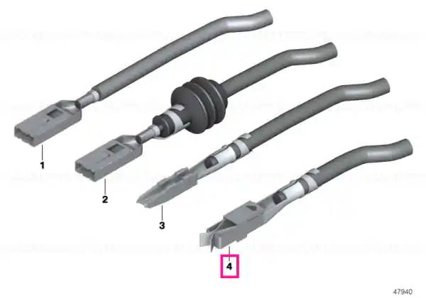 Știft contact plat MDK4 2.8 0,5 MM²/ AU - BMW Super ofertă