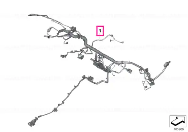 Wiring harness, instrument panel - BMW Ofertă