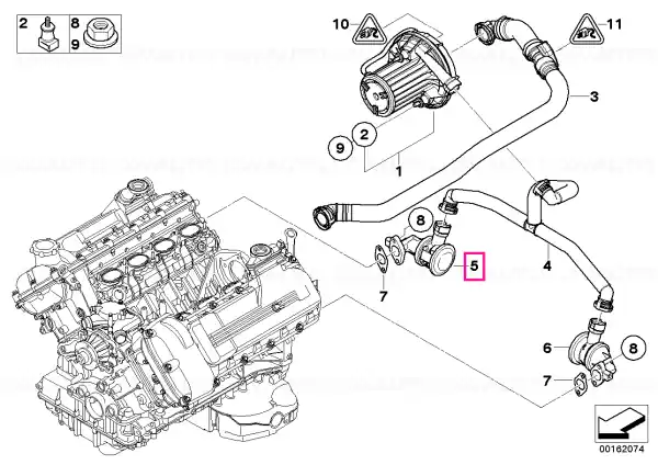 Supapă ZYL. 1-4 - BMW Noutate