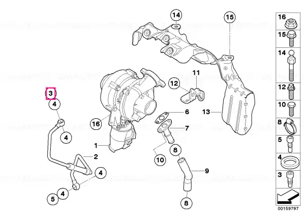 Hollow bolt - BMW - Mini Transport gratuit