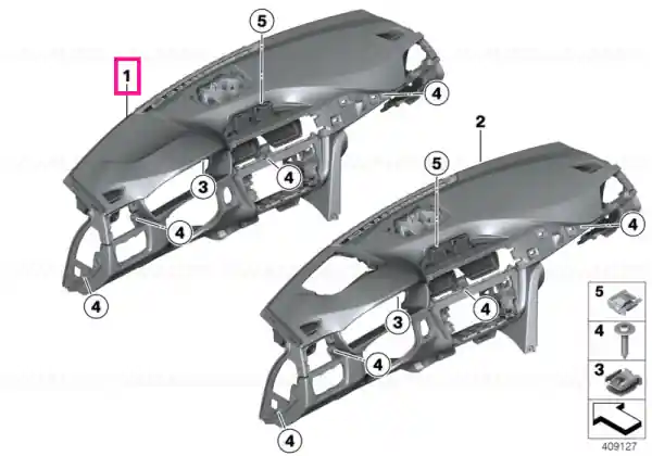 Cumpără acum Instrument panel SCHWARZ/SCHWARZ - BMW