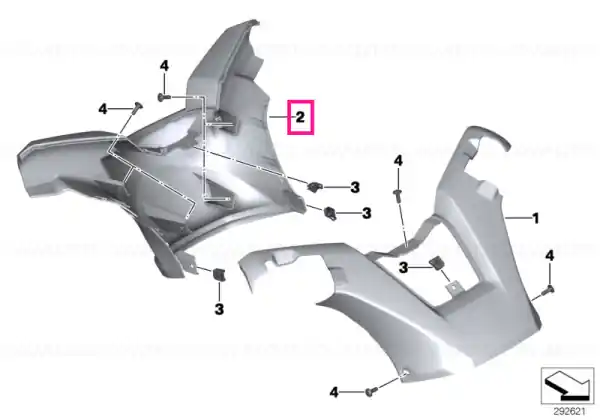 Handlebar, bottom - BMW Motorrad Ultima șansă