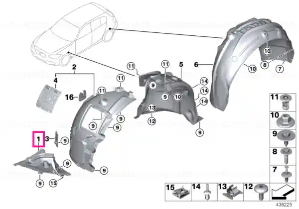 Reducere de preț Deflector lip right - BMW
