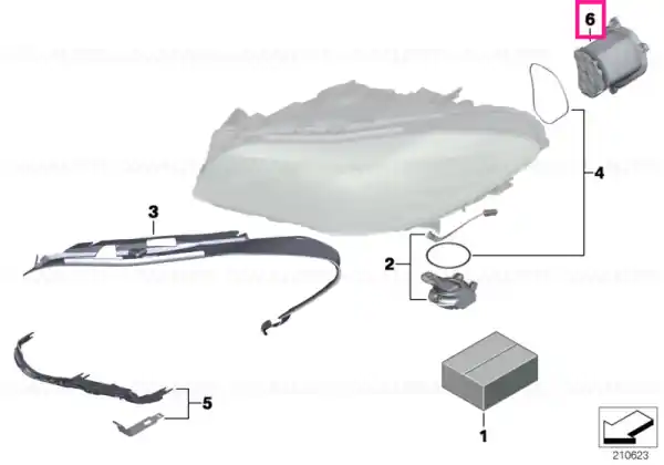 Expediere rapidă Insert indicator direcție stânga - BMW
