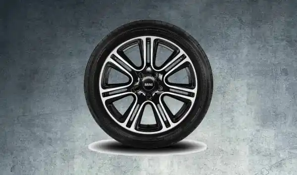 Cel mai bun preț Janta aliaj usor - Twin Spoke R135 - Bicolor Negru/Argintiu (Jet Black / Bright Turned) - 7,5Jx18 ET:52 - Mini Countryman R60, Paceman R61