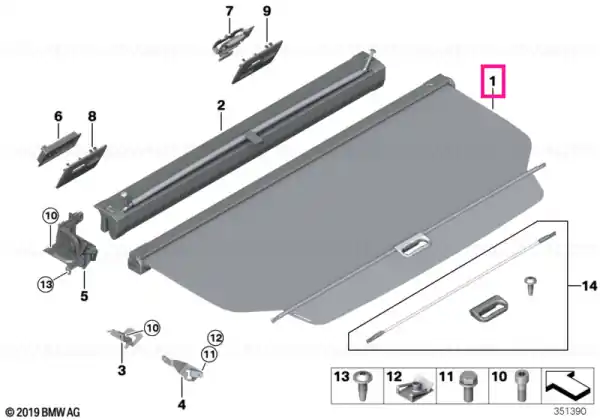Preferatul clienților Roller blind SCHWARZ - BMW