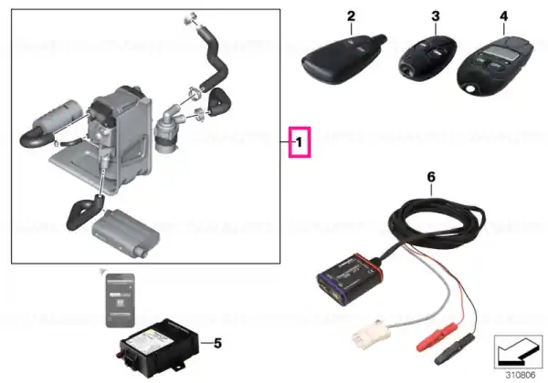 Bestseller Install.kit, independent heater - BMW