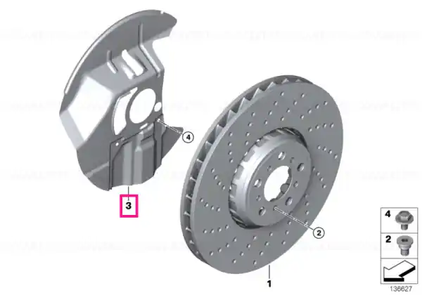 Ieftin Protection plate left - BMW