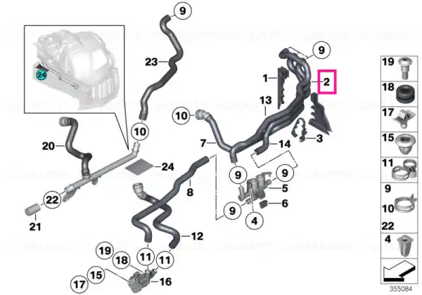 Grommet bottom part - BMW Reduceri