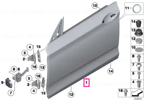 Ofertă de sezon Door, front, right - BMW