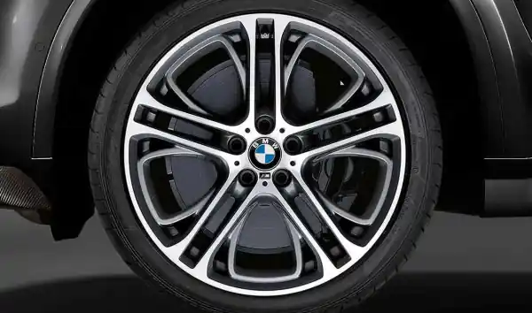 Janta aliaj usor - M Performance Double Spoke 310 - Bicolor Gri (FerricGrey/Bright Turned) - 11,5Jx21 ET:38 - BMW X5 E70 F15, X6 F16 Reducere specială