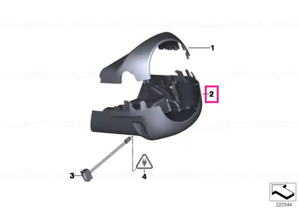 Panou ornament coloana volan jos - BMW Comandă acum