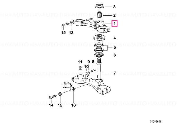 Discount Upper fork cross brace - BMW Motorrad