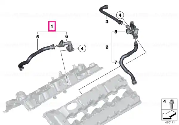 Preț promoțional Tub aerisire ZYL 1-6 - BMW