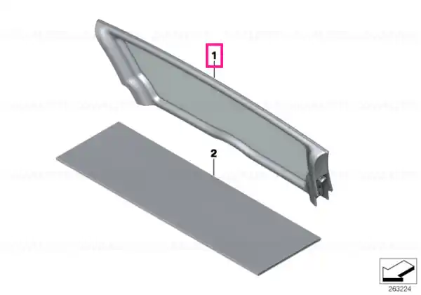Calitate înaltă Wind deflector - BMW - Mini