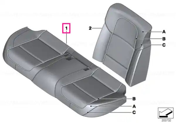 Husă piele scaun basic INDIVIDUAL - BMW Transport gratuit