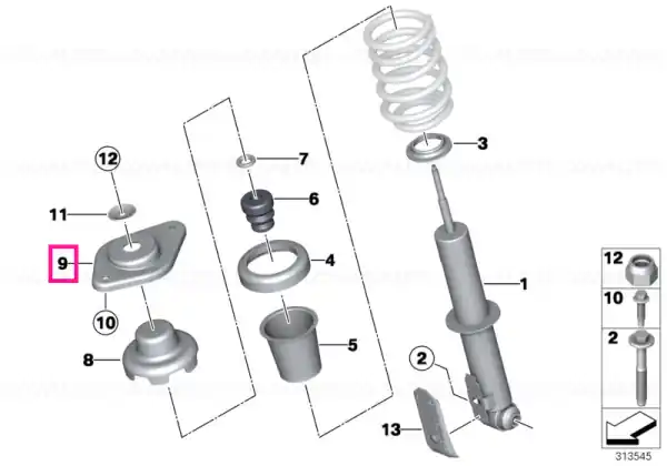 Cel mai bun preț Left guide support - BMW - Mini