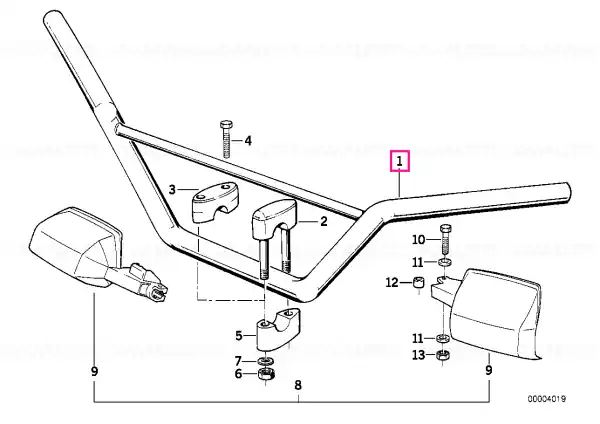 Comandă acum Handlebar, heated grip, black - BMW Motorrad