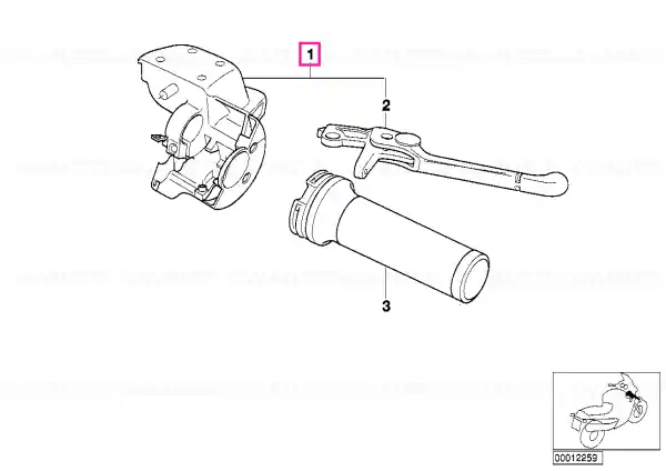 Reducere de preț Parghie frana mana WS-ALU 2 - BMW Motorrad