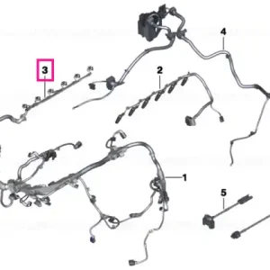 Wiring harness, engine, injector module - BMW Popular