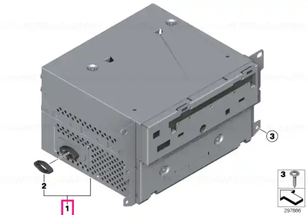 Expediere rapidă Exchange head unit high - BMW