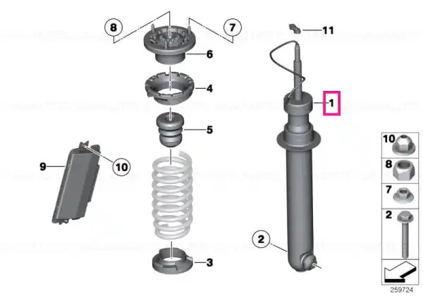 Arc strut spate - BMW Preferatul clienților