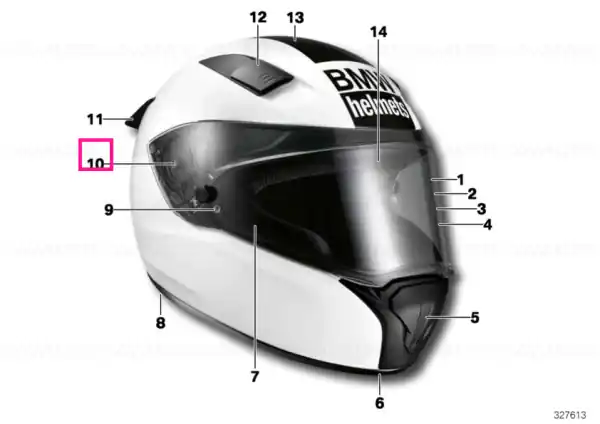 Calitate înaltă Visor mechanism, Sport helmet - BMW Motorrad