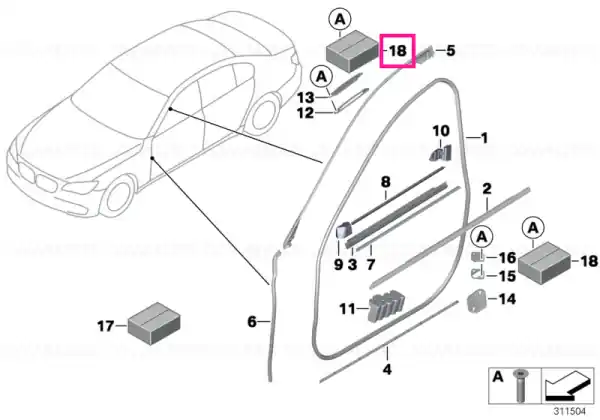Set suruburi M5X12MM - BMW Expediere rapidă
